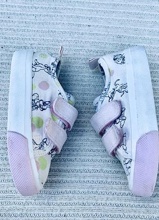 Кеды текстильные на липучках disney reserved