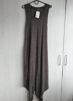 Новое меланжевое платье h&m размер s.