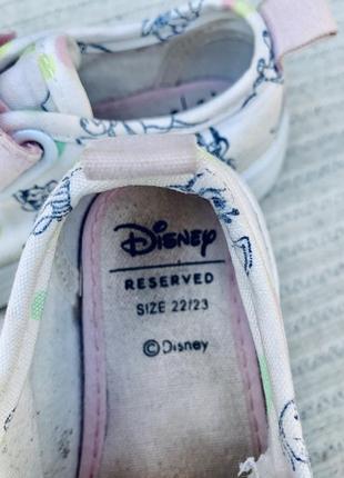 Кеды текстильные на липучках disney reserved6 фото