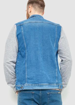 Куртка мужская джинсовая цвет синий3 фото