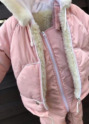 Фото 309 зимний комбинезон трансформер  mariya fashion ( 3 в 1) курточка, полукомбез,  конверт2 фото
