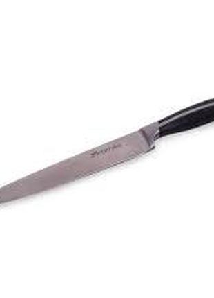 Нож для мяса из нержавеющей стали с ручкой из abs kamille км 5119
