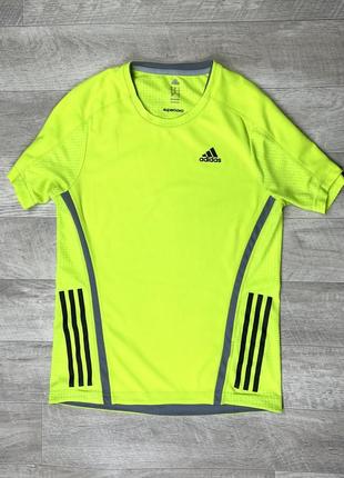 Adidas футболка s размер салатовая спортивная оригинал running