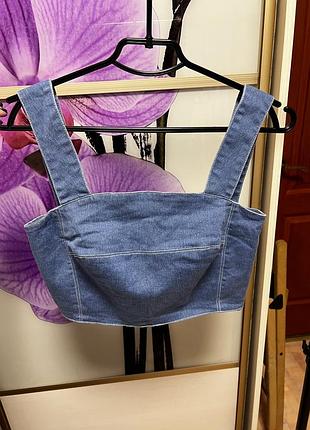 Джинсовый топ