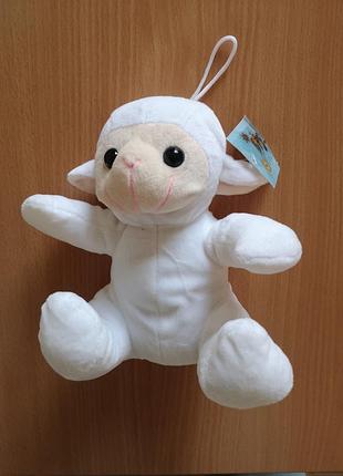 Мягкая игрушка белая овечка новая овца 🐑