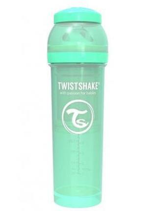 Пляшка для годування twistshake антиколькова 330 мл, м'ятна (69872)1 фото