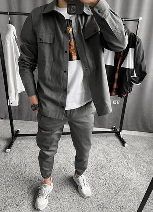 Мужской летний костюм рубашка+ брюки