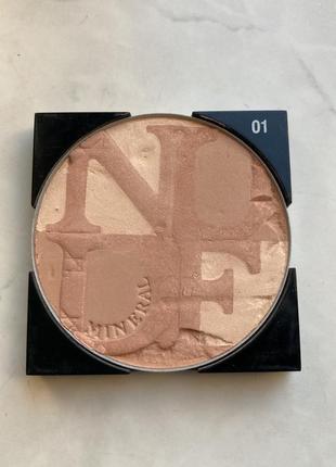 Пудра diorskin mineral nude matte/bronze powder