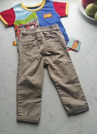 Легкие котоновые брючки ralph lauren на 2-3 года