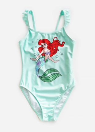 Брендовий купальник для дівчинки з принтом "русалонька".