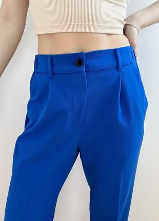 Синие классические брюки sisley7 фото
