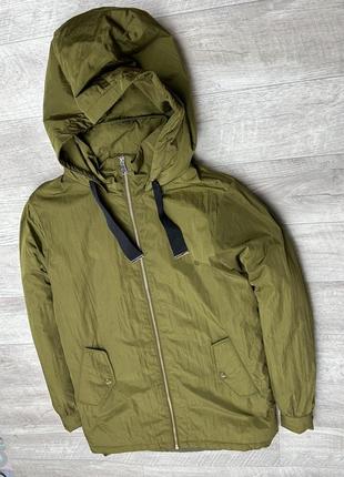 Next rainwear куртка 10 размер s/m демисезонная хаки женская2 фото