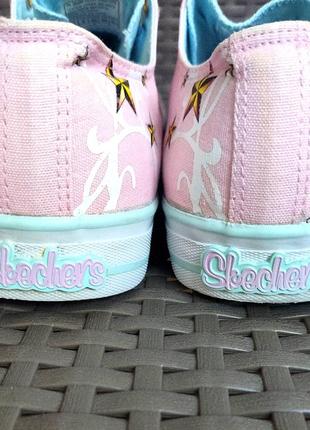 Яркие кеды с рисунком в стиле love 💞 skechers в размере 39.8 фото