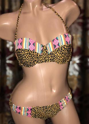 ⭐️ спокусливий роздільний купальник з пуш-ап volcom •м/75в ⭐️