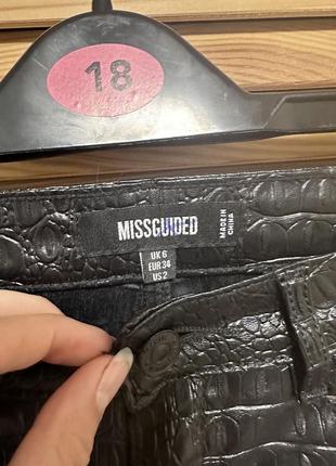 Кожаные брюки missguided s3 фото