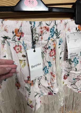 Шорти bershka бахрома s-м5 фото