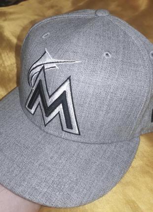 Стильна фірмова оригінальна кепка бейсболка mlb miami marlins new era

.57-58