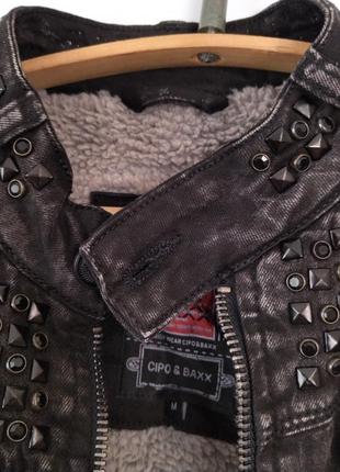 Ексклюзив! оригінальна брендова чоловіча куртка бренду cipo & baxx. розмір м
