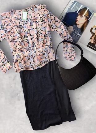 Блуза у квітковий принт