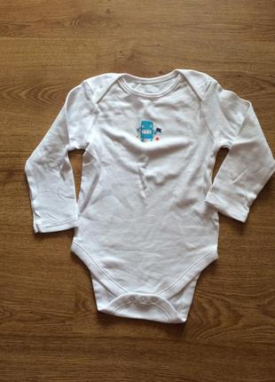 Боді чоловічок довгий рукав / primark / 24-36 (98)