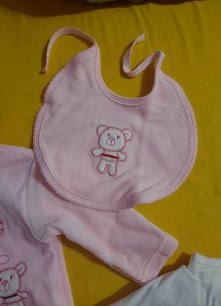 Костюм кофточка 3-6мес, ползунки, штанишки, набор для новорожденных, для новорожденных2 фото