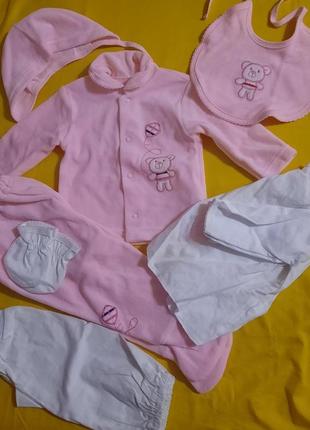 Костюм кофточка 3-6мес, ползунки, штанишки, набор для новорожденных, для новорожденных1 фото