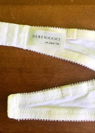 Бюстгальтер debenhams /м'який нейлоновий /з силіконовою стрічкою6 фото