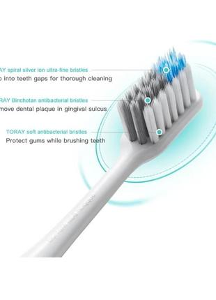 Набор зубных щеток xiaomi doctor-b colors 4 шт4 фото