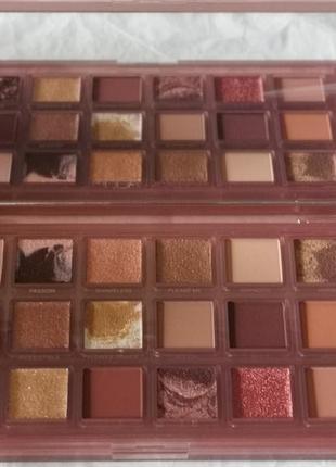 Huda beauty naughty nude eyeshadow palette палетка тіней для повік, 16,8 гр.8 фото