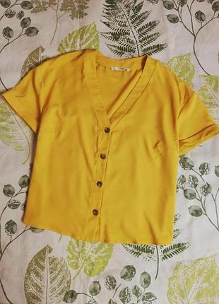 Фирменная хитовая блуза с красивыми пуговицами george