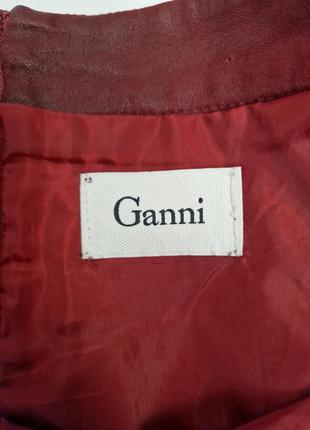 Кожаная мини-юбка от ganni7 фото