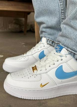 Nike air force mini swoosh blue