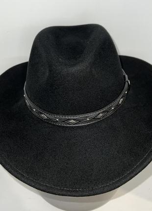 Ковбойський капелюх чорний