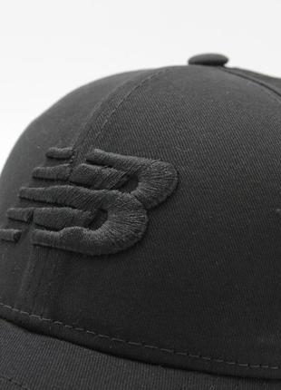 Бейс нью беленс черный (м), кепка с вышивкой nb на лето, бейсболка мужская/женская с логотипом new balance4 фото