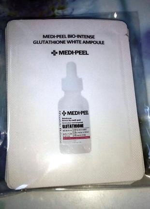 Medi-peel bio-intense glutathione white ampoule осветляющая сыворотка5 фото