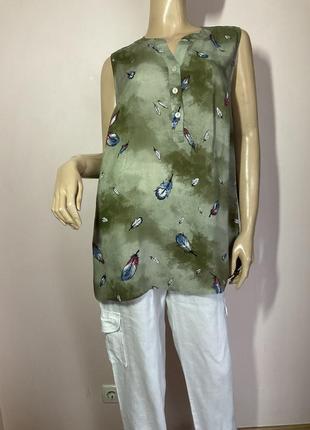 Вискозная качественная блузка/44/brend jean pascale