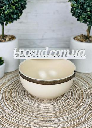 Салатник ardesto liguria 14 см cream ar2914lcc