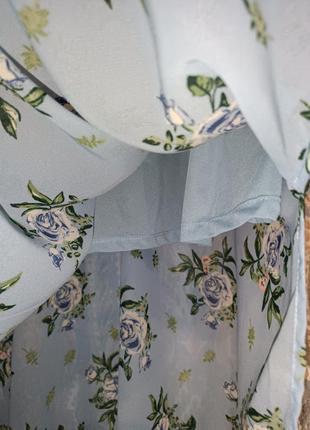 Красивое длинное платье / сарафан в цветочный принт / большого размера бренда h&m6 фото