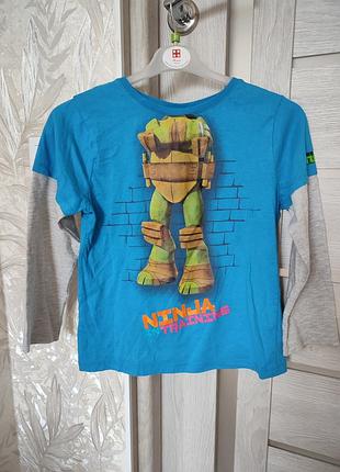 Реглан черепашки ниндзя 7-8 лет turtles