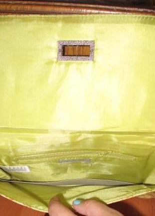 Жовтий плетений клатч h&m новий2 фото