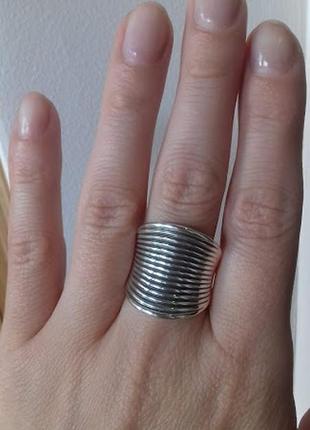 Серебряное кольцо без вставок египет 18,5р4 фото