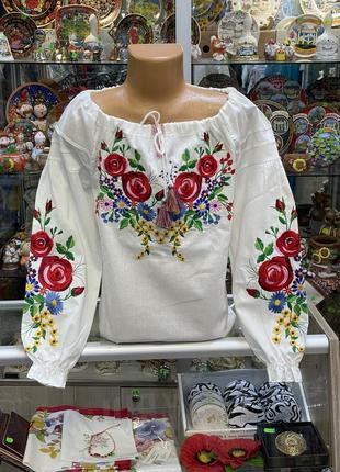 Блуза для дівчинки вишиванка бязь 7