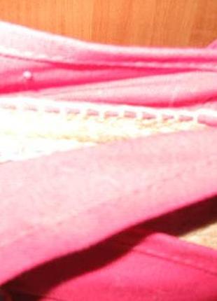 Легкі рожеві мокасини р40 нові текстиль5 фото