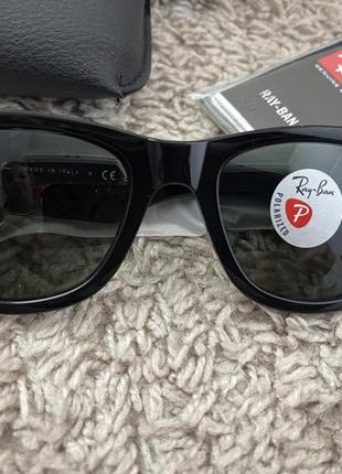 Окуляри ray ban mega wayfarer polarized оригінал1 фото