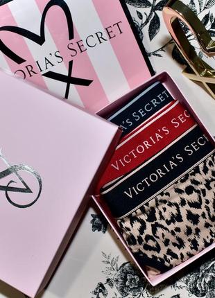 Набір трусиків, комплект 3 шт. victoria's secret, вікторія сікрет, вікторіас сікрет1 фото