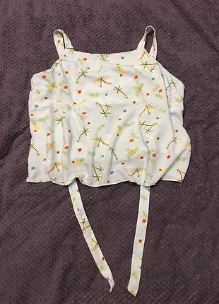 Річна майка топ