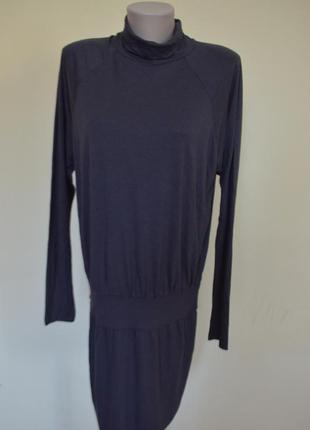Шикарная брендовая  туника платье шерсть 30 % фасон с напуском от benetton2 фото