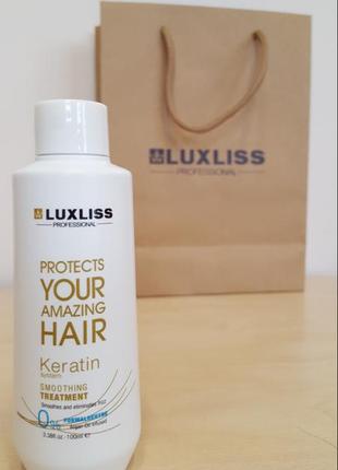 Нанопластика для волос luxliss smoothing treatment free formaldehyde 100мл