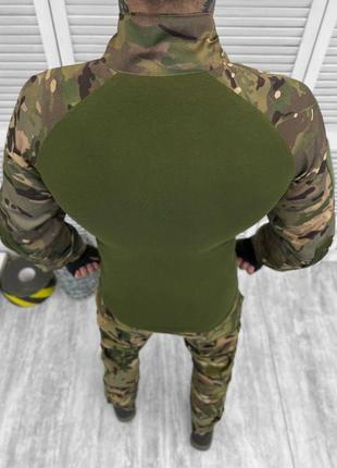Військова тактична бойова сорочка-убакс налокітниками мультикам3 фото