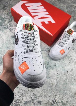 Шикарные унисекс кроссовки nike air force в белом цвете (весна-лето-осень)😍2 фото